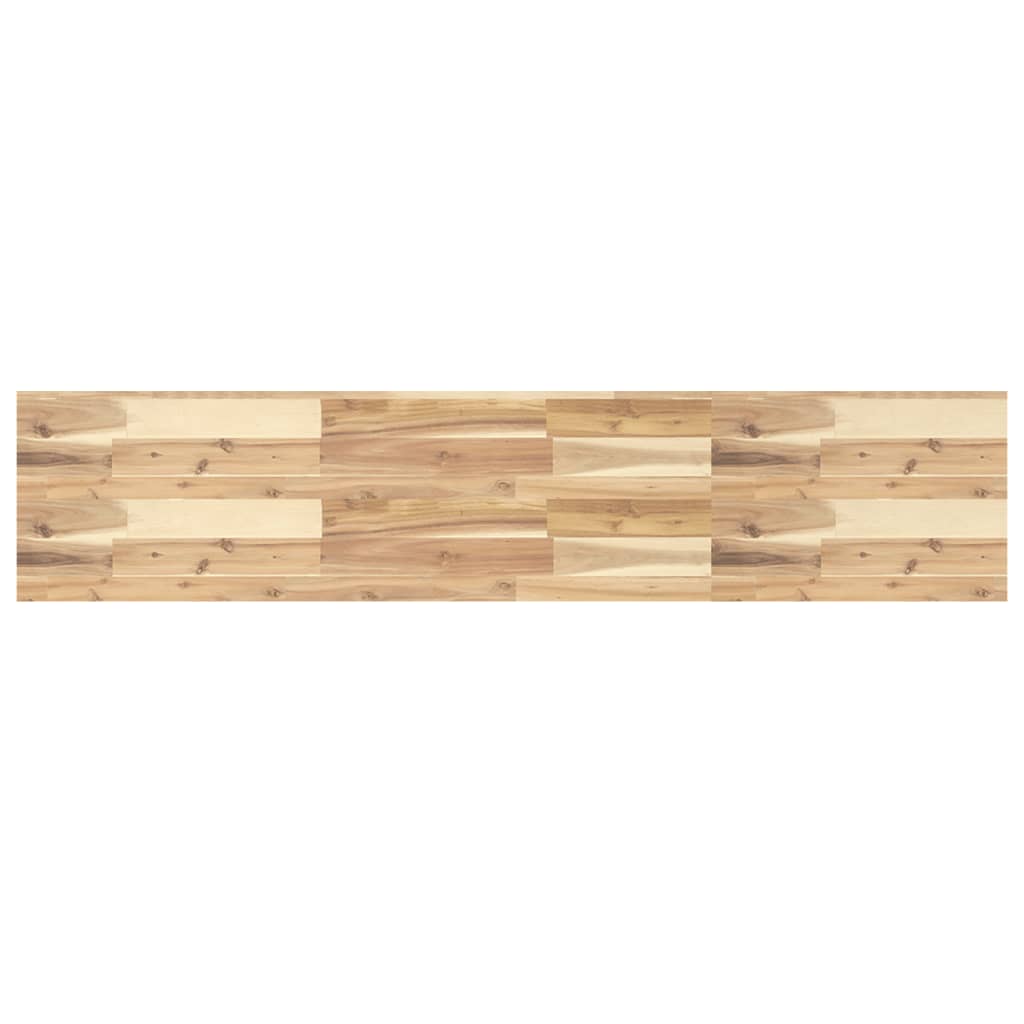 Tafelblad rechthoekig 120x30x4 cm massief acaciahout