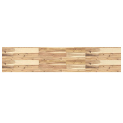 Tafelblad rechthoekig 120x30x4 cm massief acaciahout