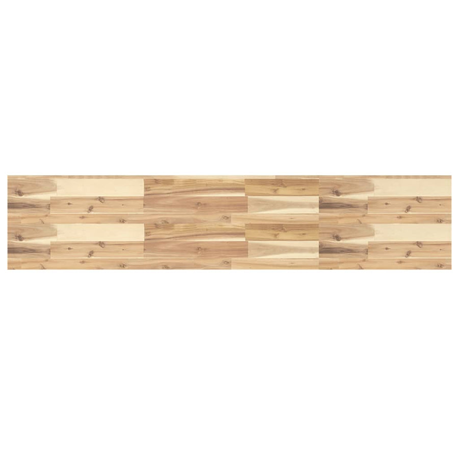 Tafelblad rechthoekig 120x30x4 cm massief acaciahout