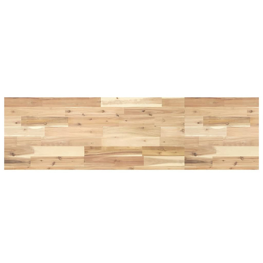 Tafelblad rechthoekig 160x40x4 cm massief acaciahout