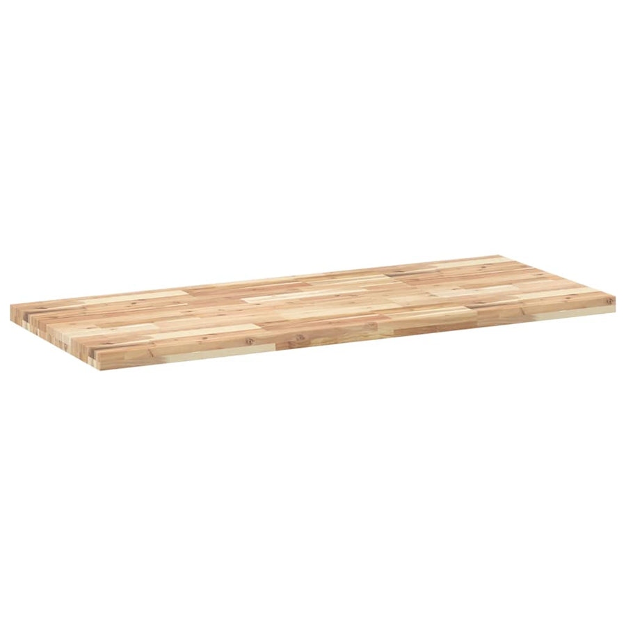 Tafelblad rechthoekig 120x60x4 cm massief acaciahout