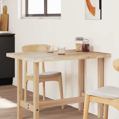Tafelblad rechthoekig 120x70x4 cm massief acaciahout