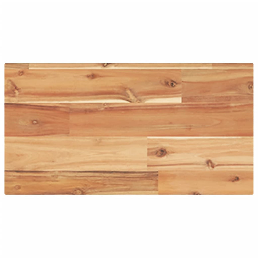 Tafelblad rechthoekig 60x20x2 cm massief acaciahout