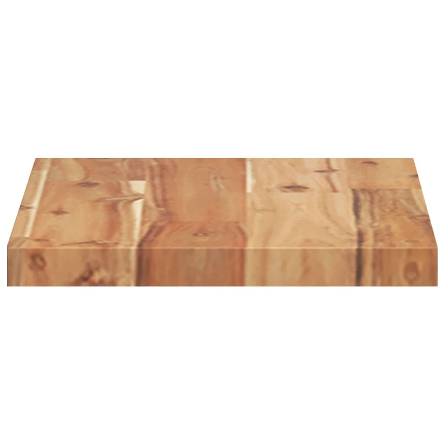 Tafelblad rechthoekig 60x20x2 cm massief acaciahout