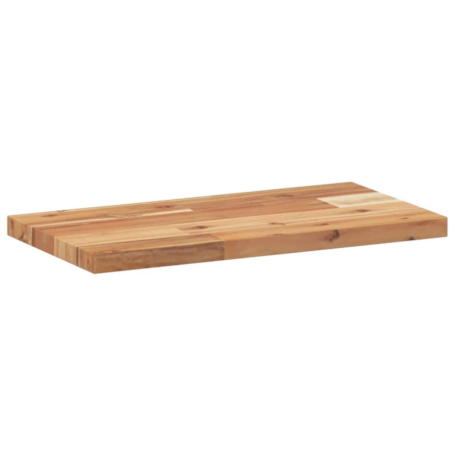 Tafelblad rechthoekig 60x20x2 cm massief acaciahout