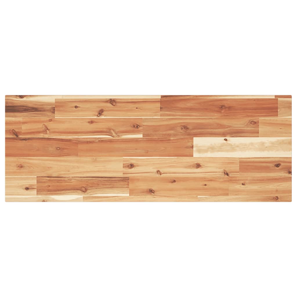 Tafelblad rechthoekig 100x30x2 cm massief acaciahout