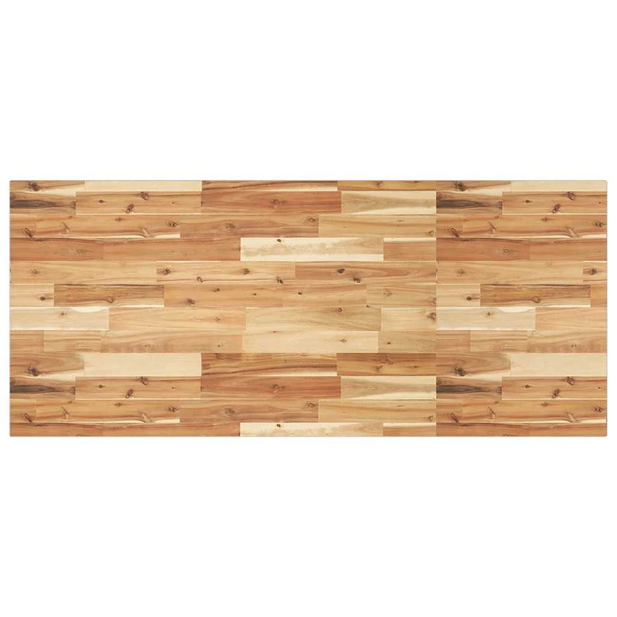 Tafelblad Rechthoekig Massief Acaciahout 120 x 60 x 2 cm Olie-afwerking