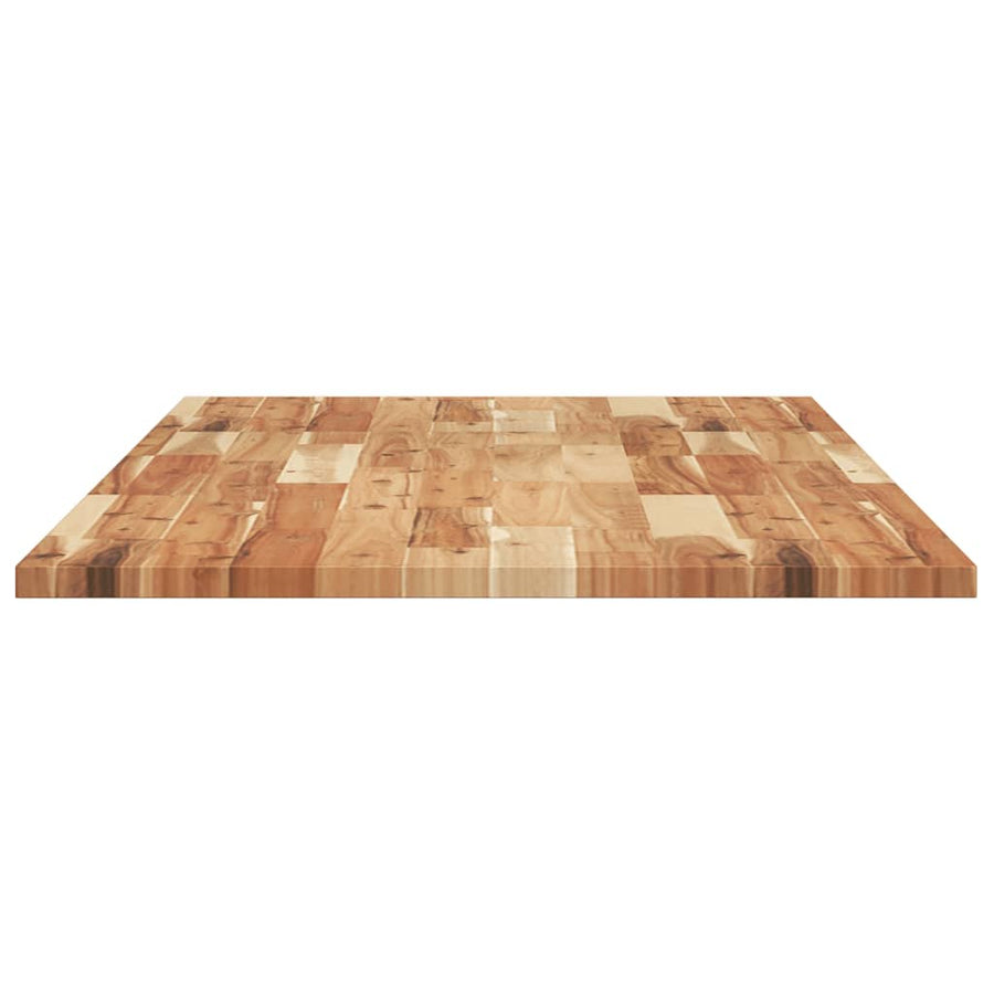 Tafelblad Rechthoekig Massief Acaciahout 120 x 60 x 2 cm Olie-afwerking