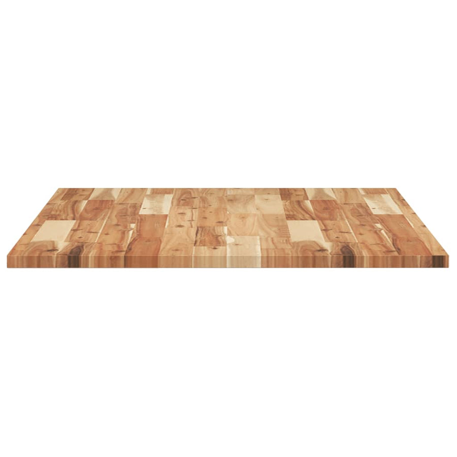 Tafelblad Rechthoekig Massief Acaciahout 100 x 70 x 2 cm Olie-afwerking