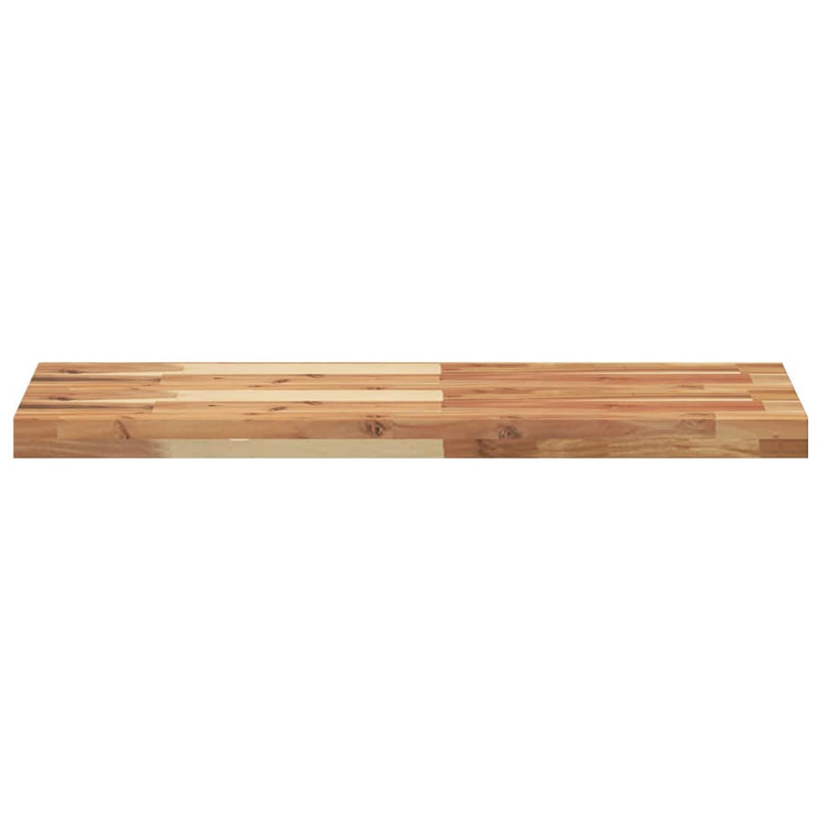 Tafelblad rechthoekig 80x30x4 cm massief acaciahout