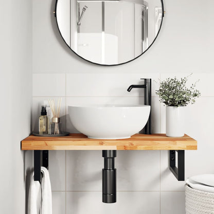Tafelblad rechthoekig 100x40x4 cm massief acaciahout