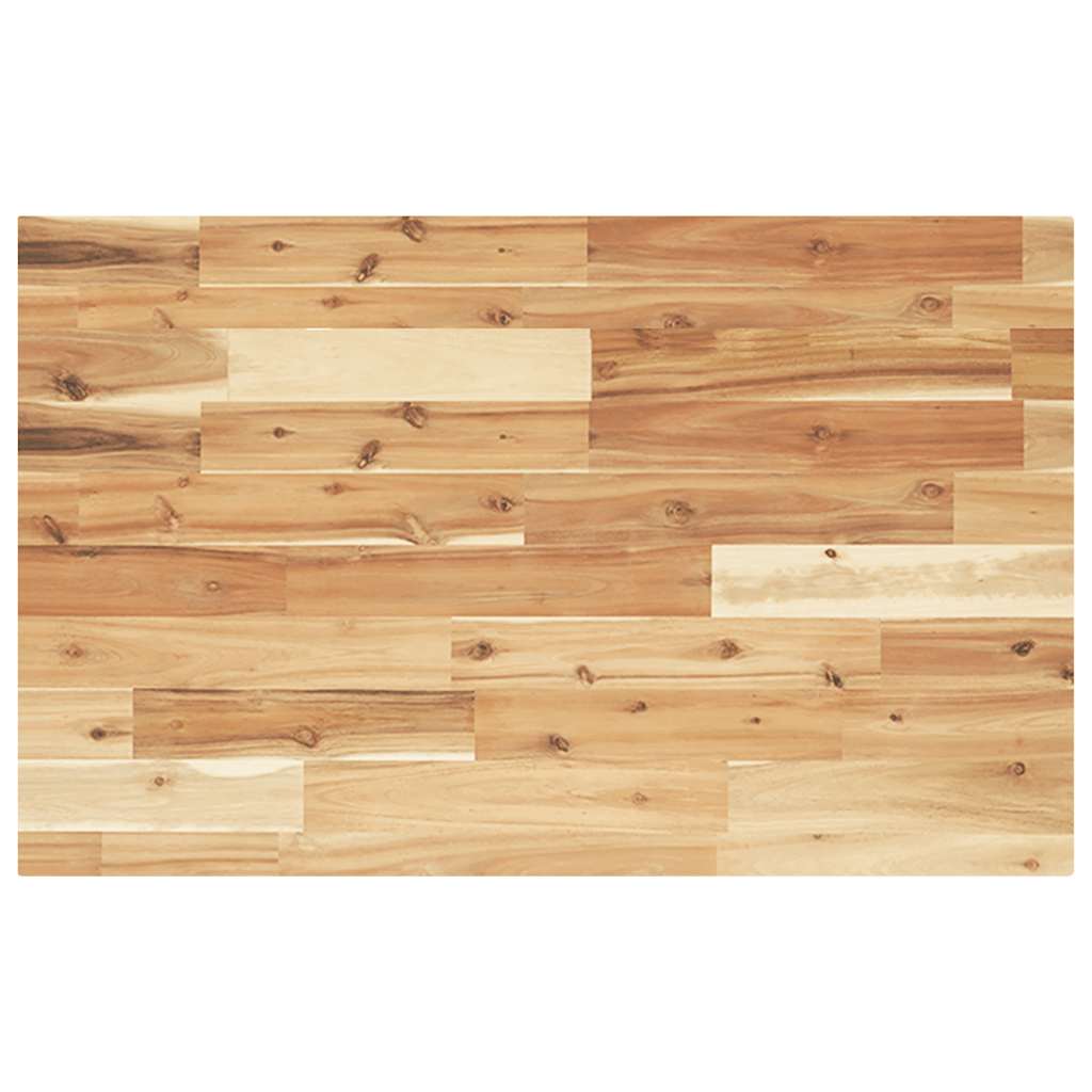 Tafelblad rechthoekig 80x50x4 cm massief acaciahout