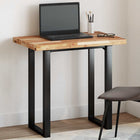 Rectangular table top 100x50x4 cm solid acacia wood