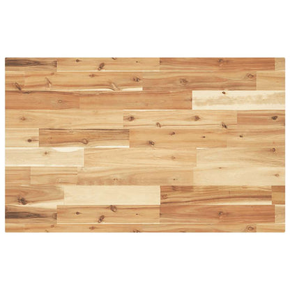 Tafelblad rechthoekig 120x50x4 cm massief acaciahout