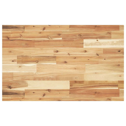 Tafelblad rechthoekig 140x50x4 cm massief acaciahout