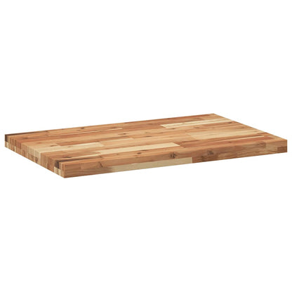 Tafelblad rechthoekig 140x50x4 cm massief acaciahout