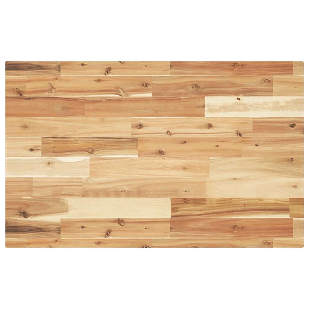 Tafelblad rechthoekig 160x50x4 cm massief acaciahout