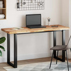 Rectangular tabletop 160x50x4 cm solid acacia wood