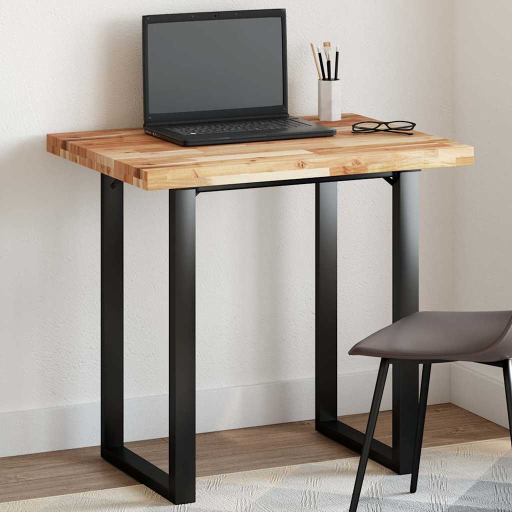 Tafelblad rechthoekig 80x60x4 cm massief acaciahout