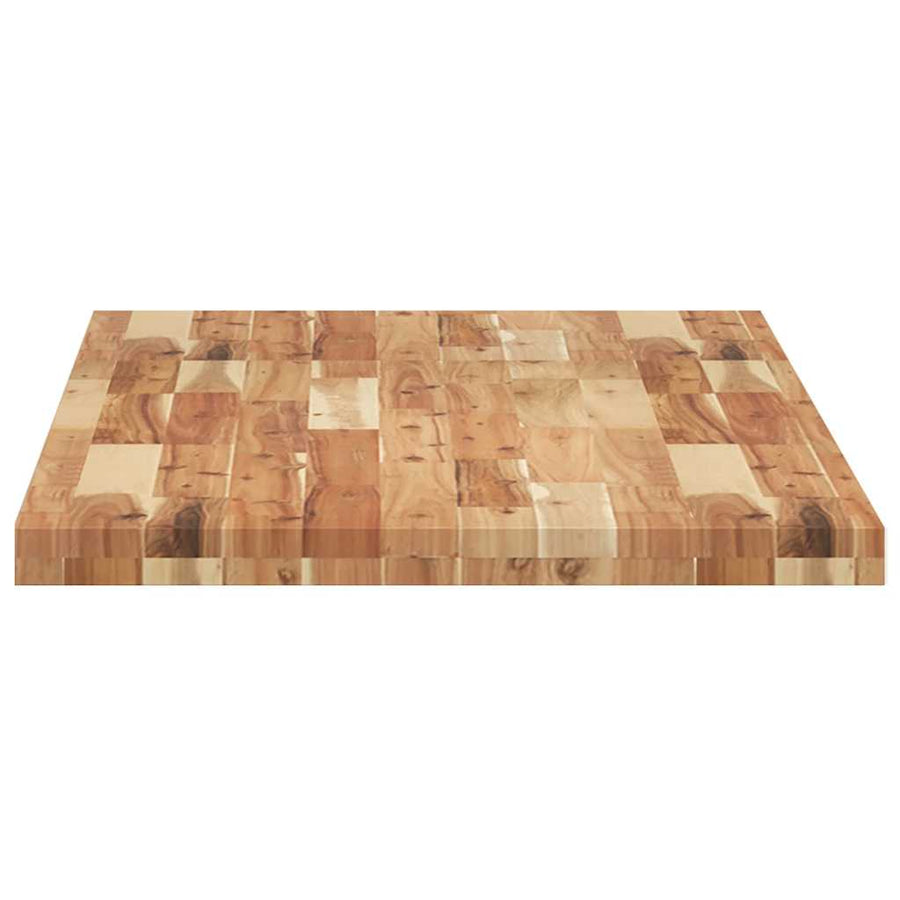 Tafelblad rechthoekig 140x60x4 cm massief acaciahout