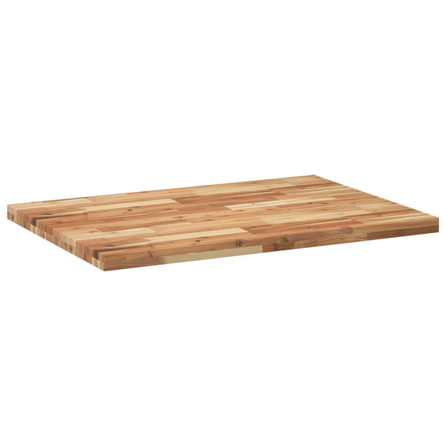 Tafelblad rechthoekig 100x70x4 cm massief acaciahout