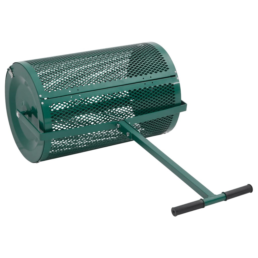 Compoststrooier Ø40x60 cm staal groen