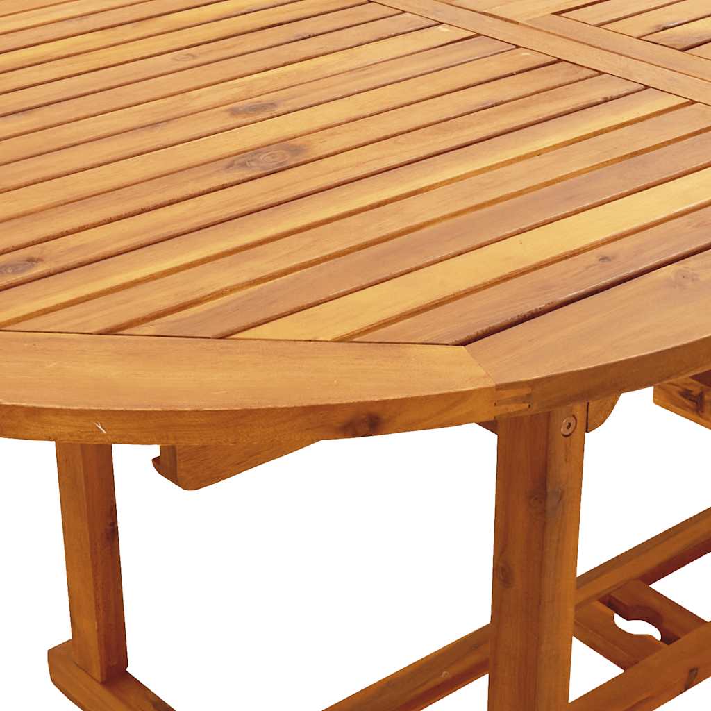 7-Delige Tuinset Poly Rattan En Massief Hout Beige