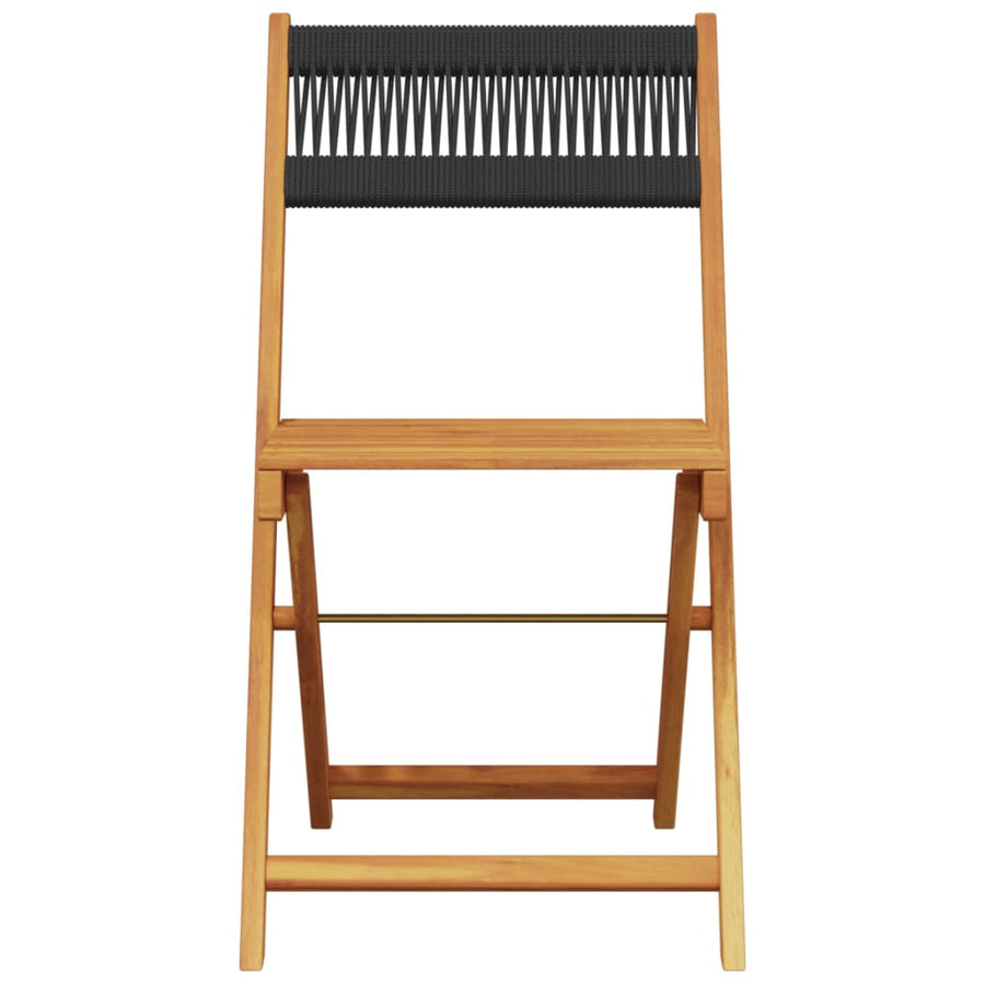 5-Delige Tuinset Polypropeen En Massief Hout 90 x 75 cm