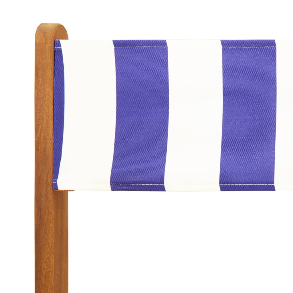 5-Delige Tuinset Massief Hout En Stof 90 x 75 cm