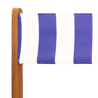 5-Delige Tuinset Massief Hout En Stof 90 x 75 cm