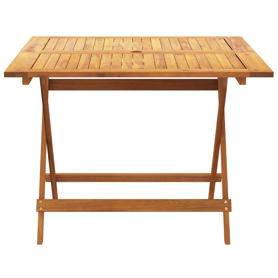 5-Delige Tuinset Polypropeen En Massief Hout 90 x 90 x 75 cm