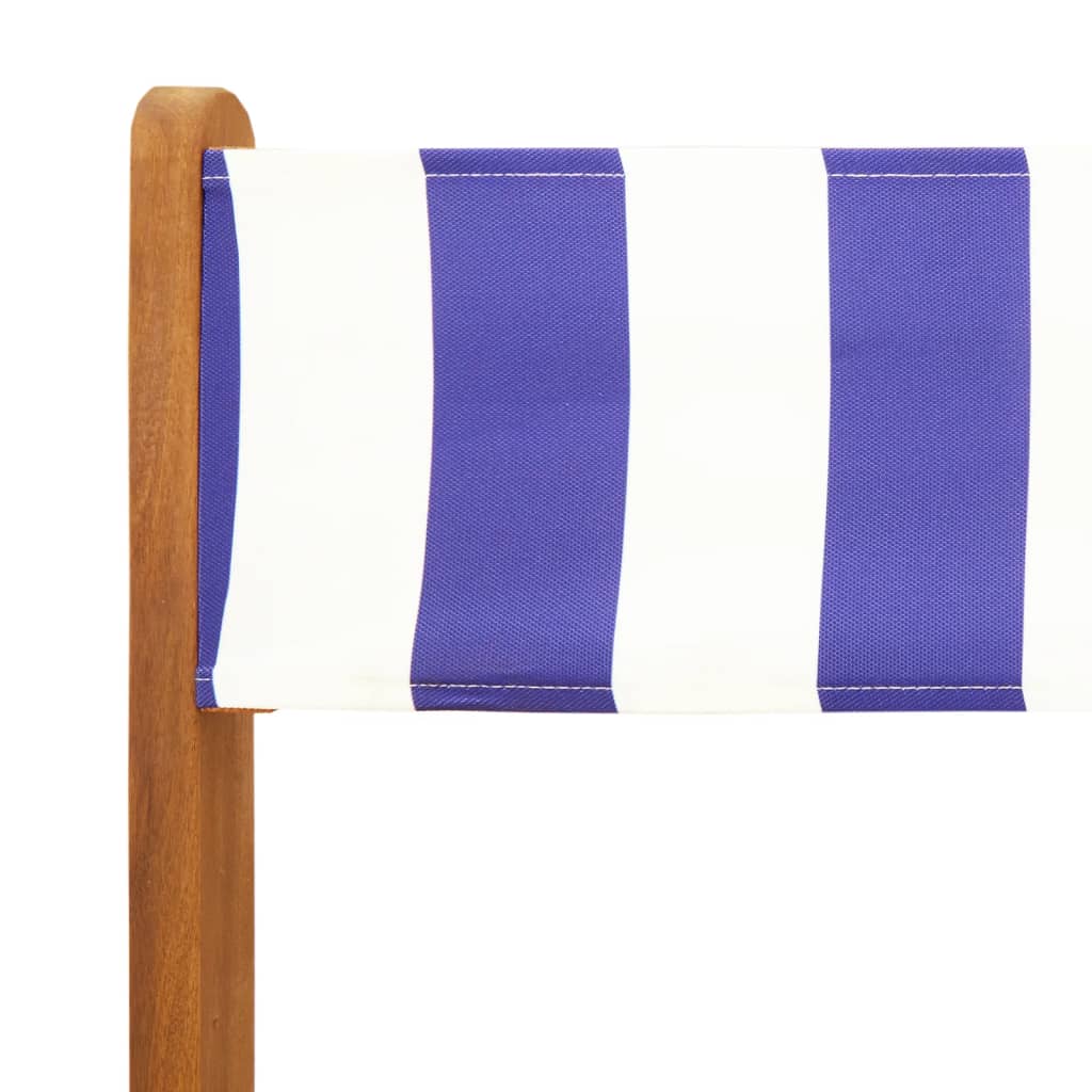 5-Delige Tuinset Massief Hout En Stof 90 x 90 x 75 cm