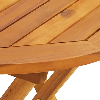 3-Delige Bistroset Polypropeen En Massief Hout 60 x 75 cm