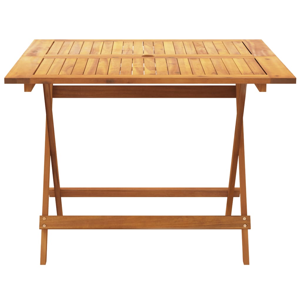 5-Delige Tuinset Polypropeen En Massief Hout 90 x 90 x 75 cm