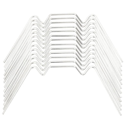 Broeikasklemmen 100 st W type gegalvaniseerd staal