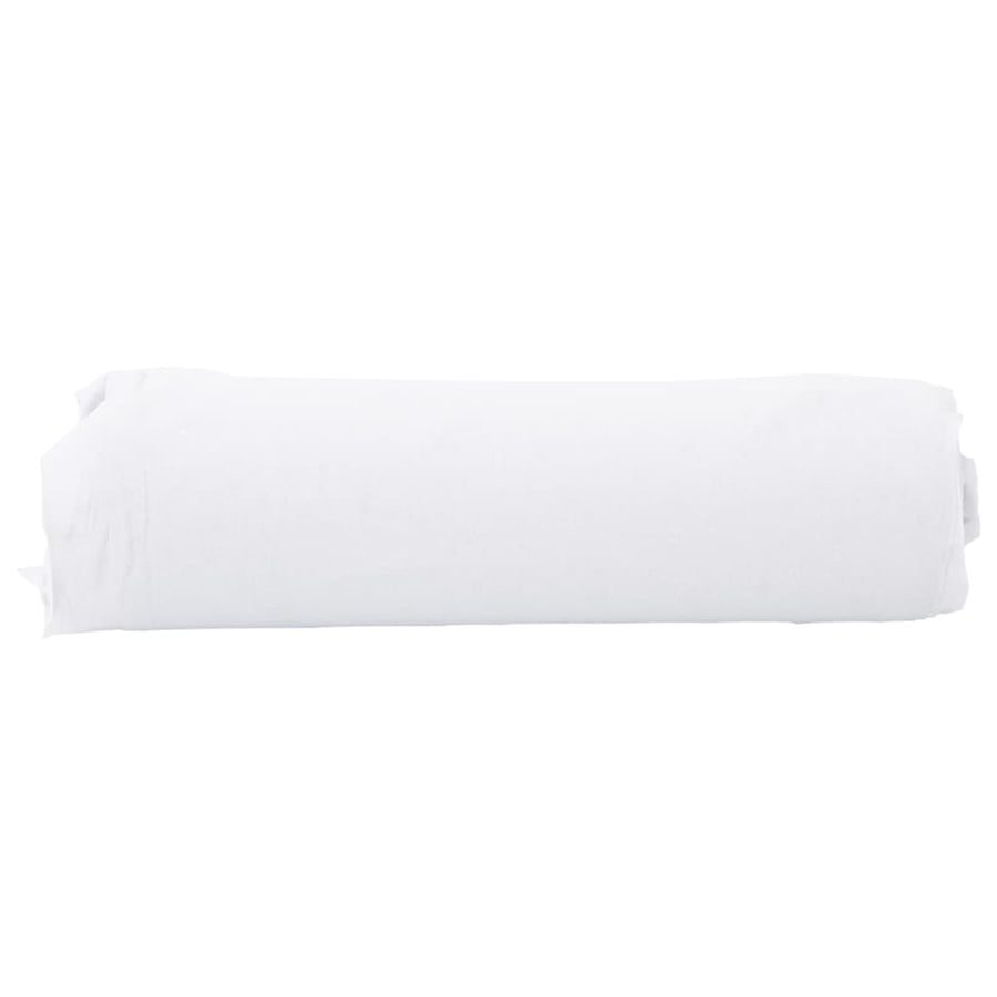 Geotextielmembraan 1x10 m polyestervezel wit