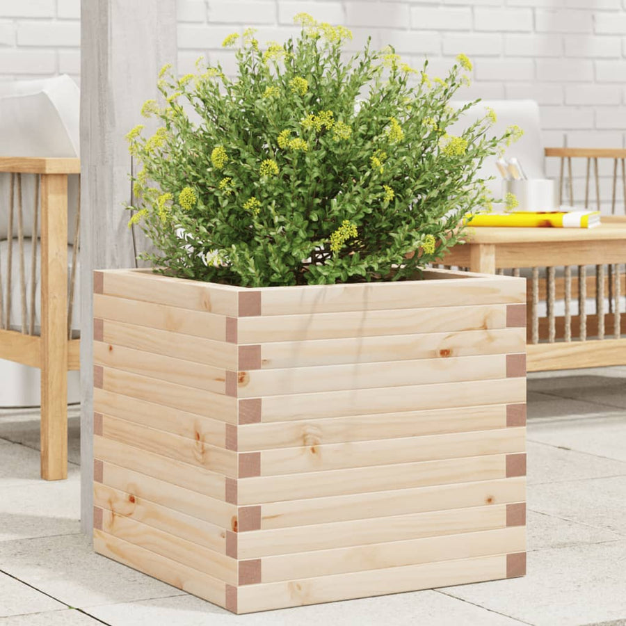 Plantenbak 50x50x46 cm massief grenenhout