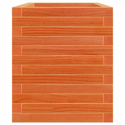 Plantenbak 70x40x46 cm massief grenenhout wasbruin