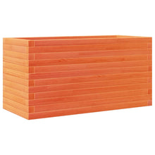 Plantenbak 90x40x46 cm massief grenenhout wasbruin