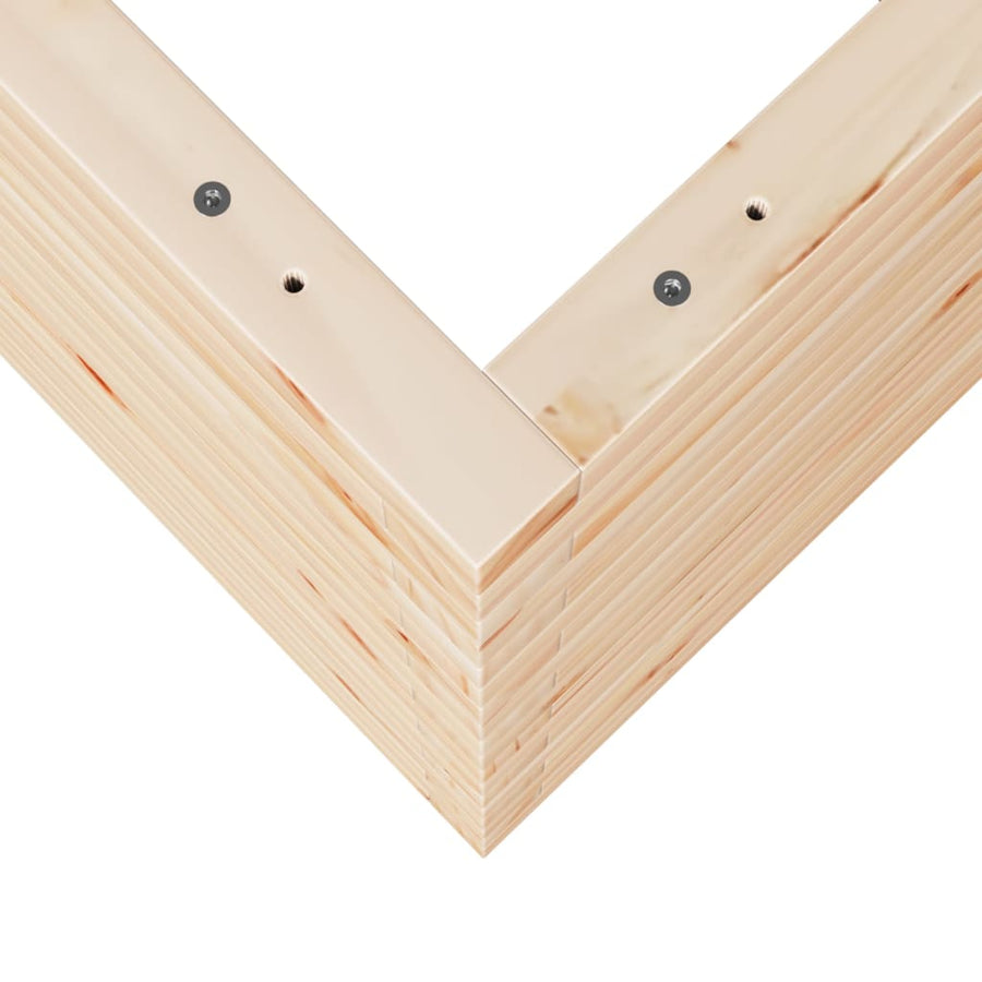 Plantenbak 50x50x68,5 cm massief grenenhout