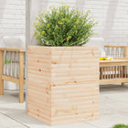 Planter 50x50x68.5 cm solid pine