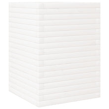 Plantenbak 50x50x68,5 cm massief grenenhout wit