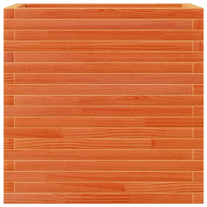 Plantenbak 70x40x68,5 cm massief grenenhout wasbruin