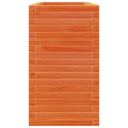 Plantenbak 110x40x68,5 cm massief grenenhout wasbruin