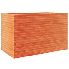 Plantenbak 110x60x68,5 cm massief grenenhout wasbruin