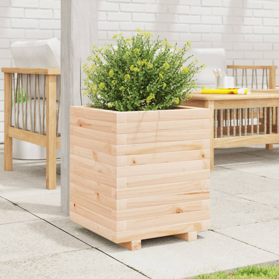 Plantenbak 40x40x49,5 cm massief grenenhout