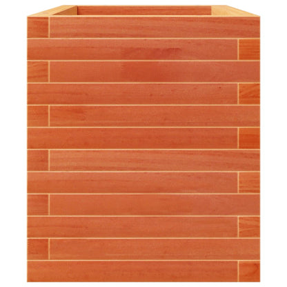 Plantenbak 70x40x49,5 cm massief grenenhout wasbruin