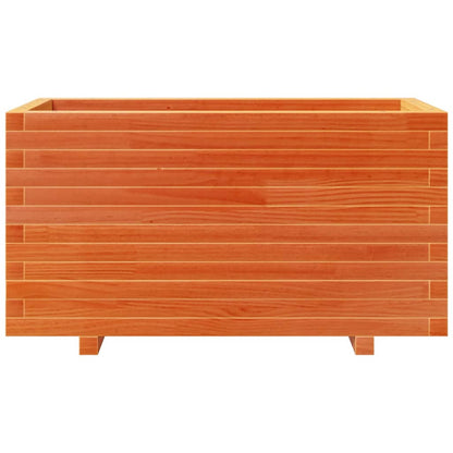 Plantenbak 90x40x49,5 cm massief grenenhout wasbruin