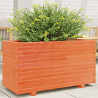 Planter 90x40x49.5 cm solid pine wax brown