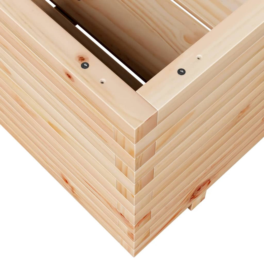 Plantenbak 90x60x49,5 cm massief grenenhout